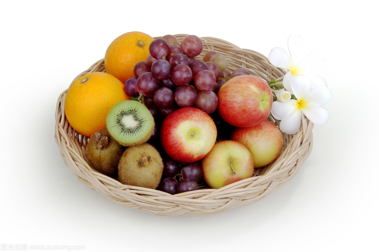 新鲜水果篮子 一场缤纷的健康盛宴